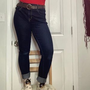 Levi’s Dark Blue Wash Hi Waist Hi Rise Jeans